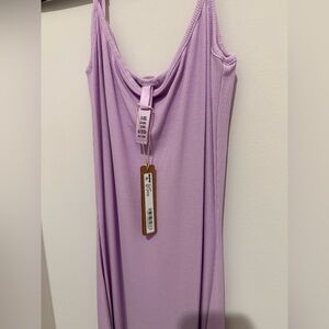 SKIMS Long Slip Dress Lavender New